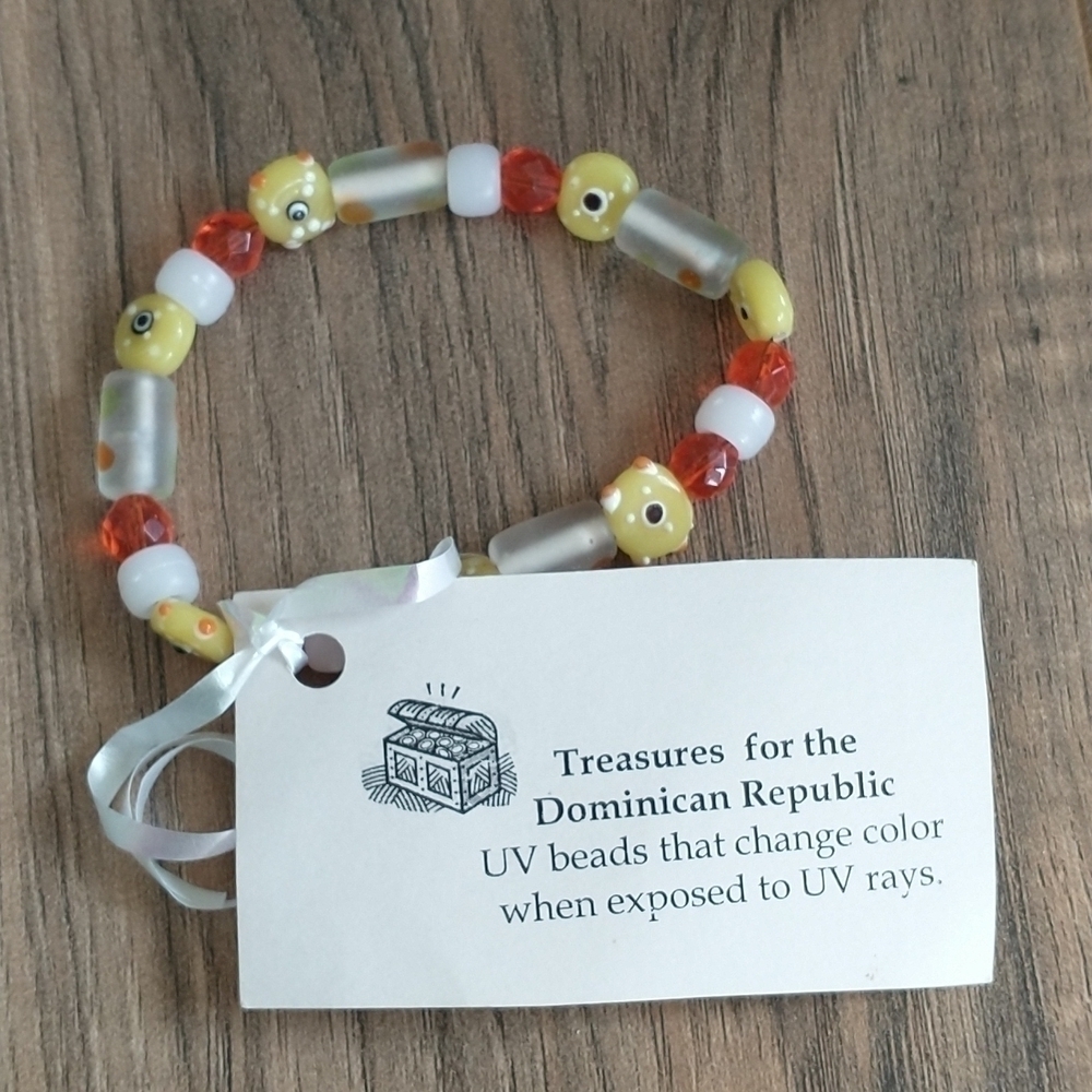 Handmade beaded bracelet